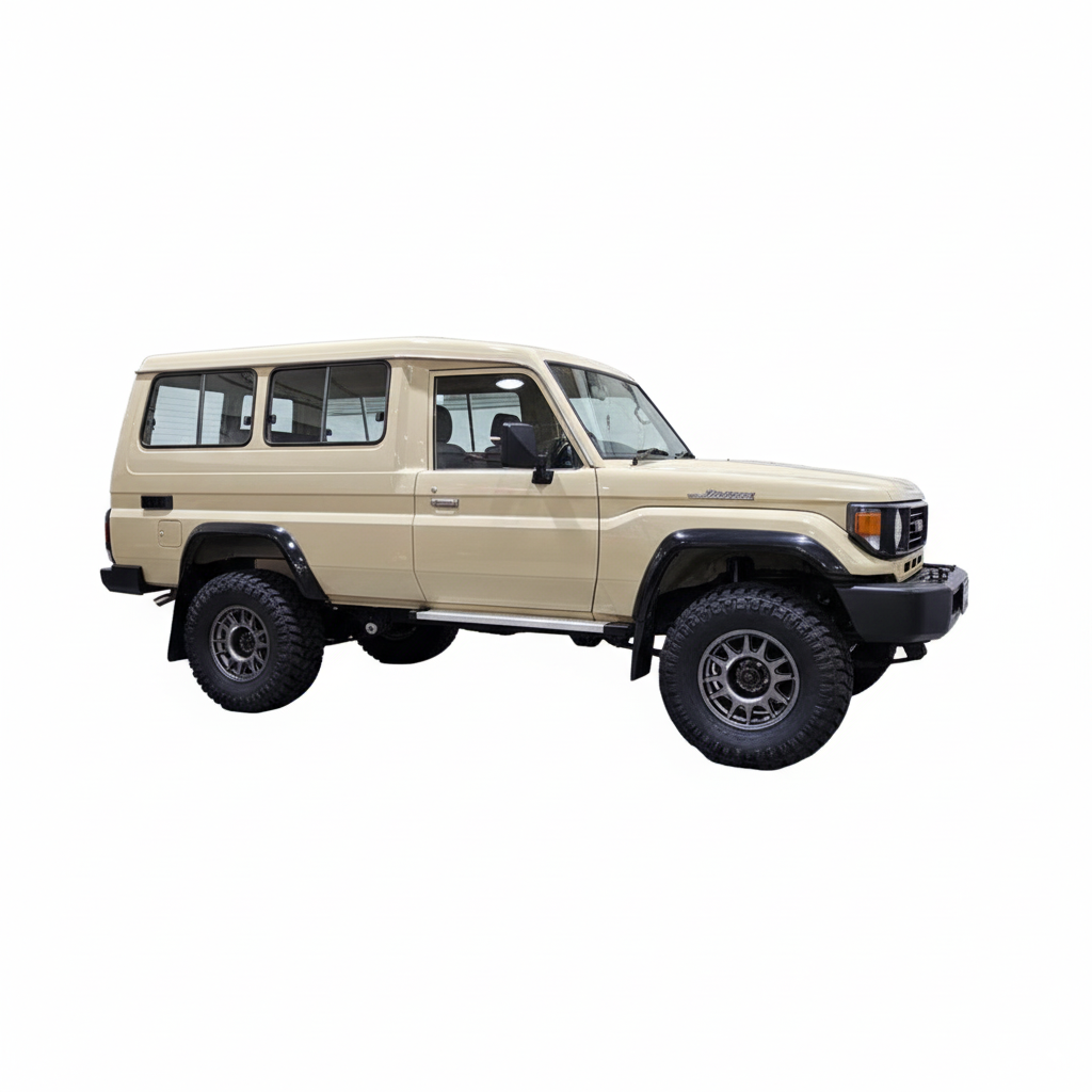 Factory Style Flares Suitable for Toyota 70 Series Landcruiser Troop Carrier Troopy GDJ78 / VDJ78 Series 2007 on & 2023+ Models