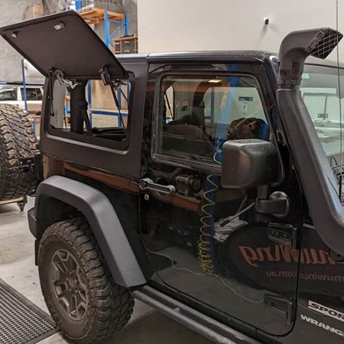 Gullwing Window Suitable For Jeep Wrangler JK (2 door) 2007 to 2018